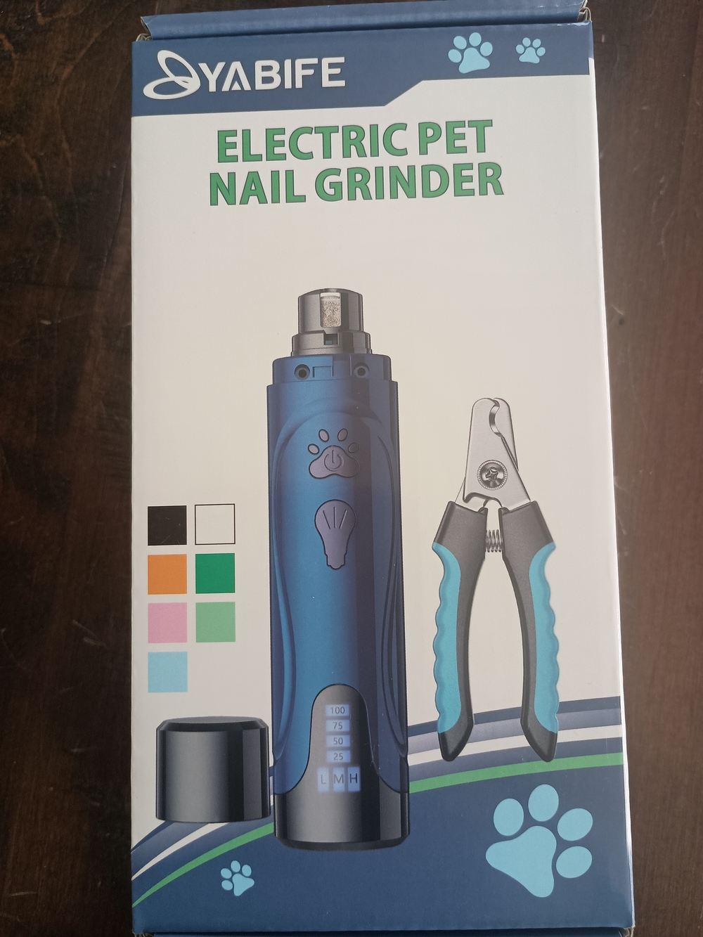 Electric Pet Nail Grinder - Blue